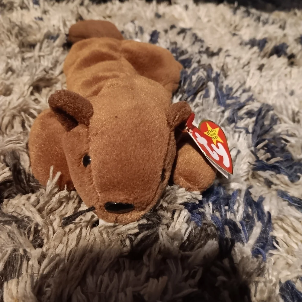 Ty Brown Beaver Beanie Baby